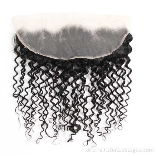 13*4 13*6 Swiss Lace Frontal,Light Brown HD Transparent Lace Available,Pre plucked With Baby Hair